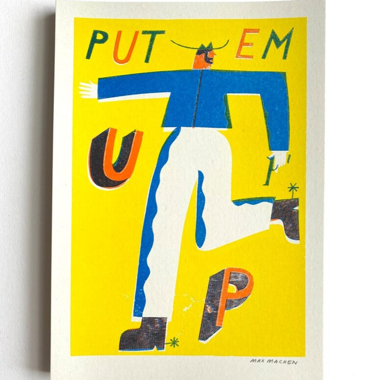 Put Em Up Art Print