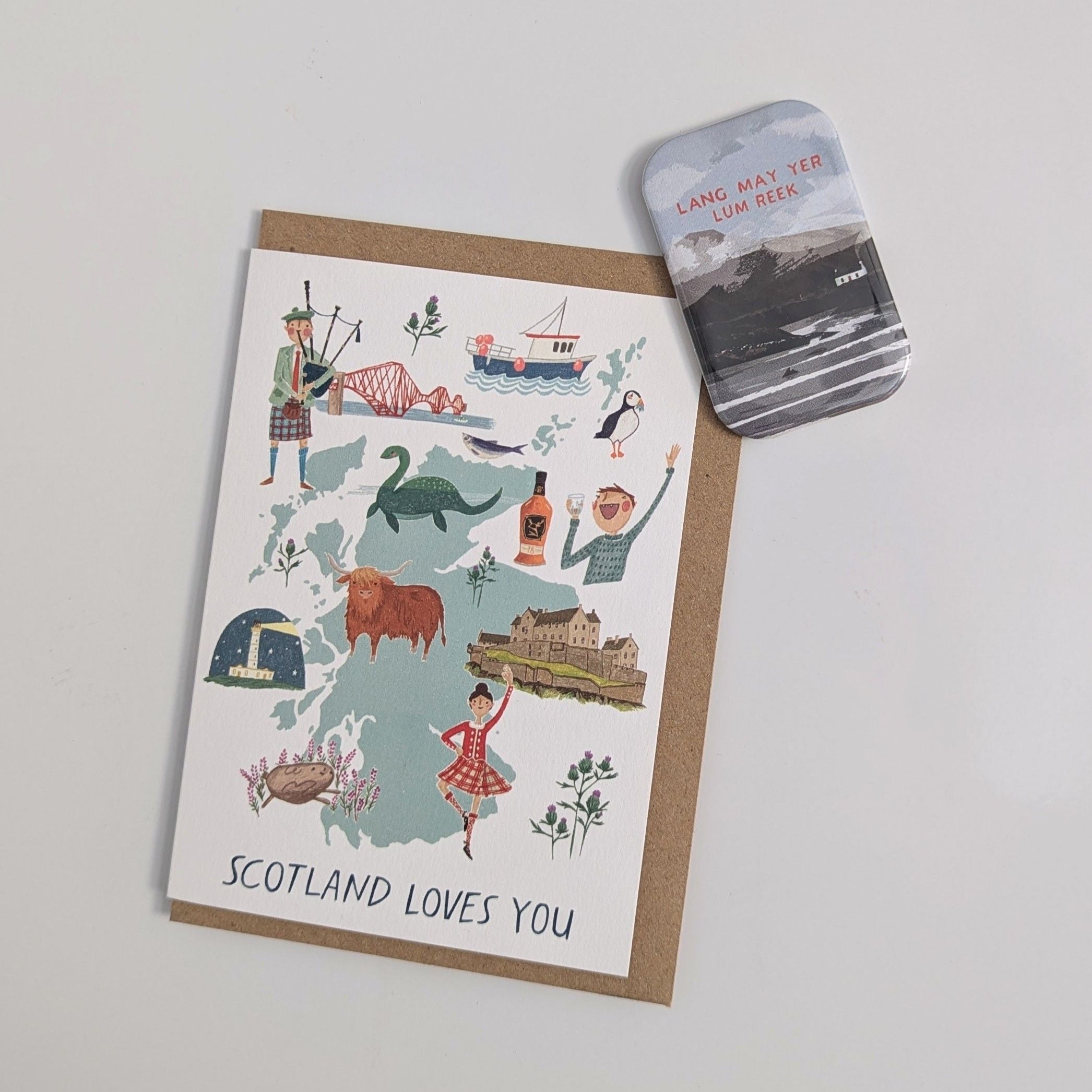 Scotland Loves You Card