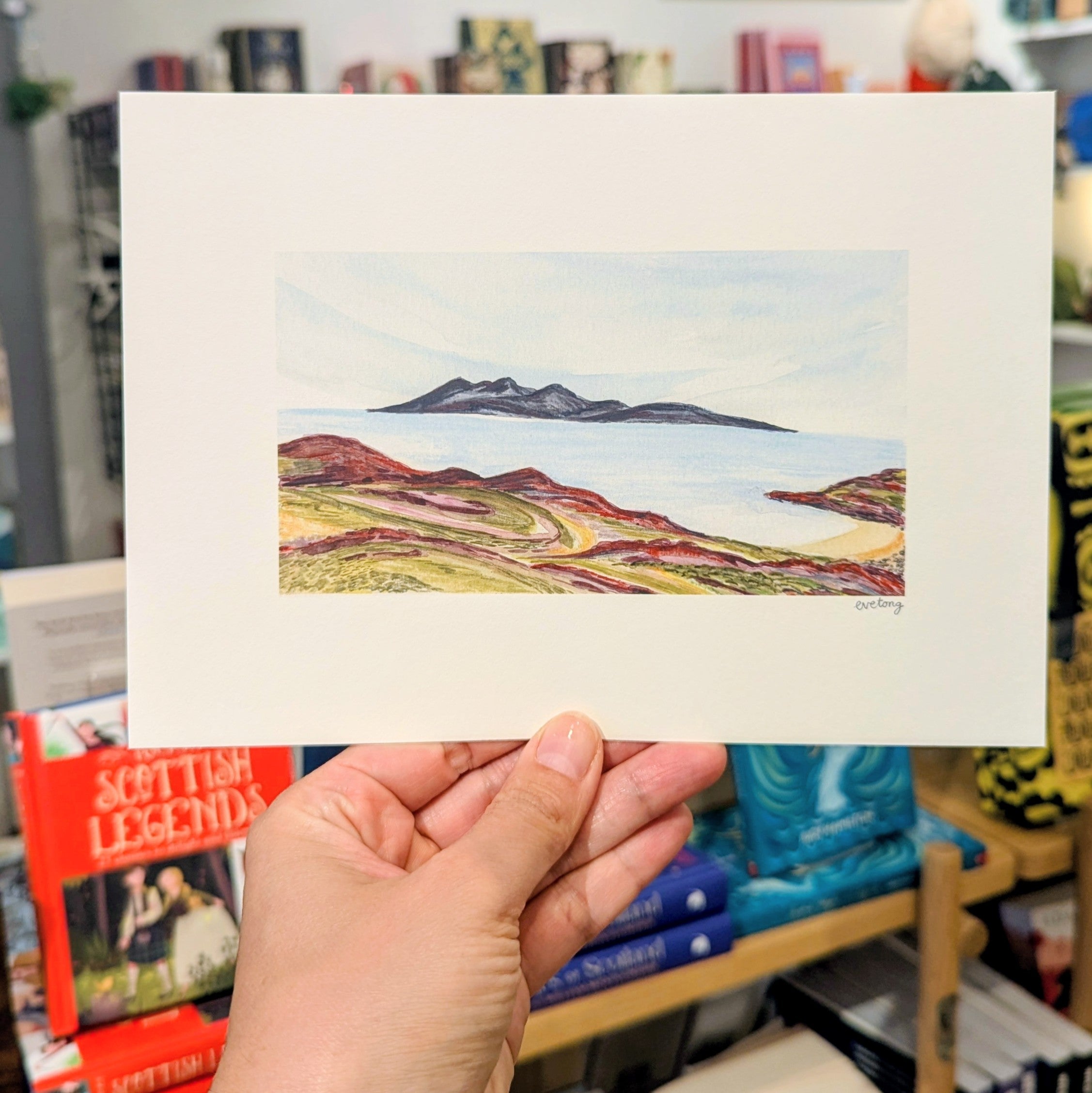 A5 Rum From Skye Print