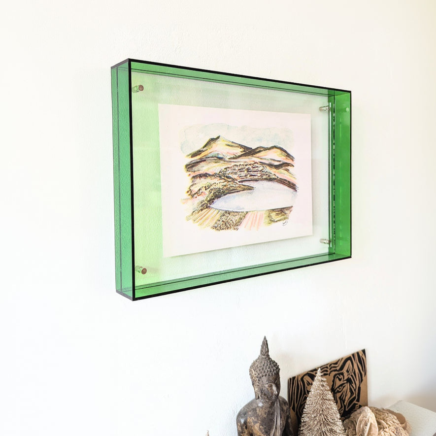 Medium Green Acrylic Frame
