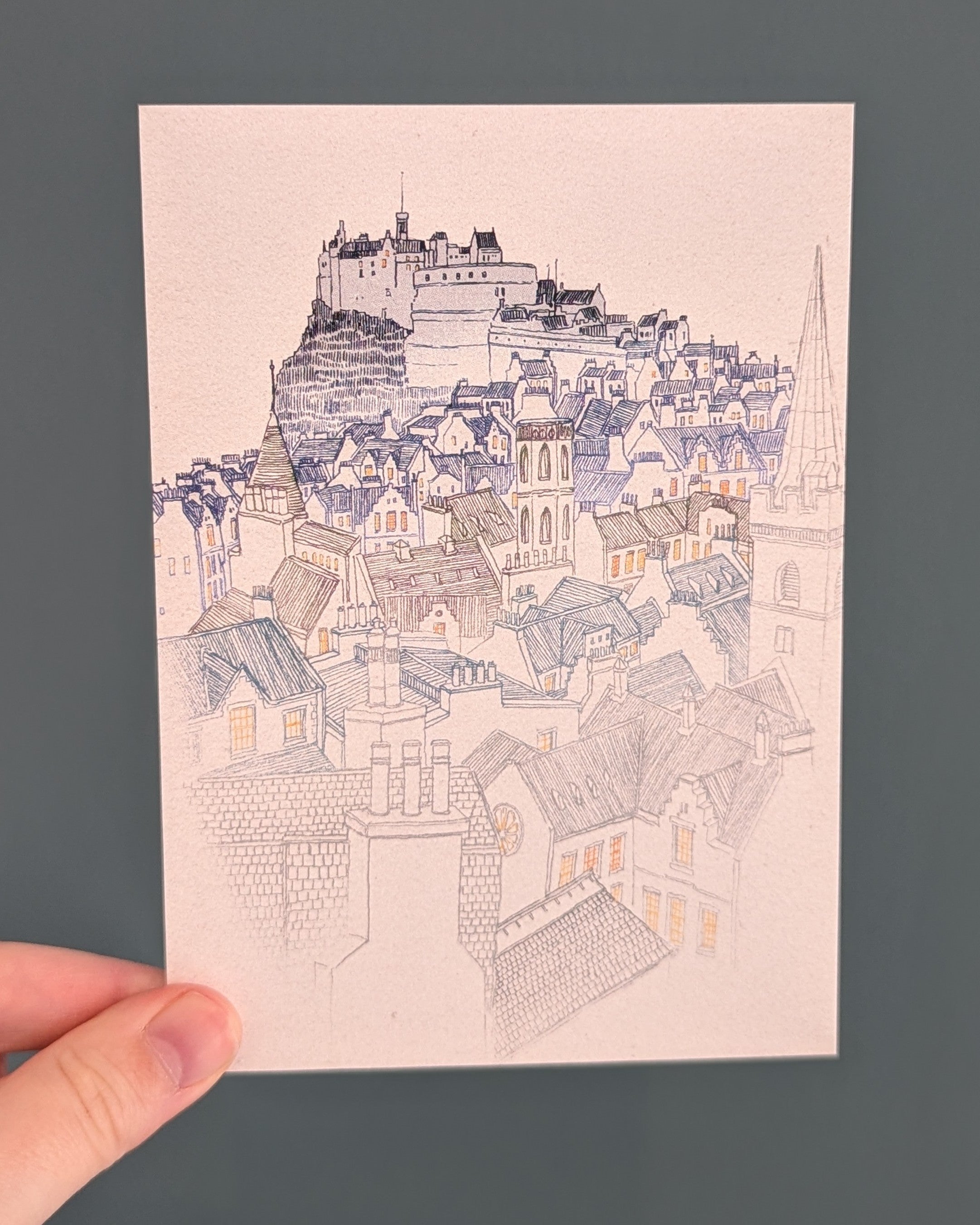 David Fleck Postcard - The Outsider