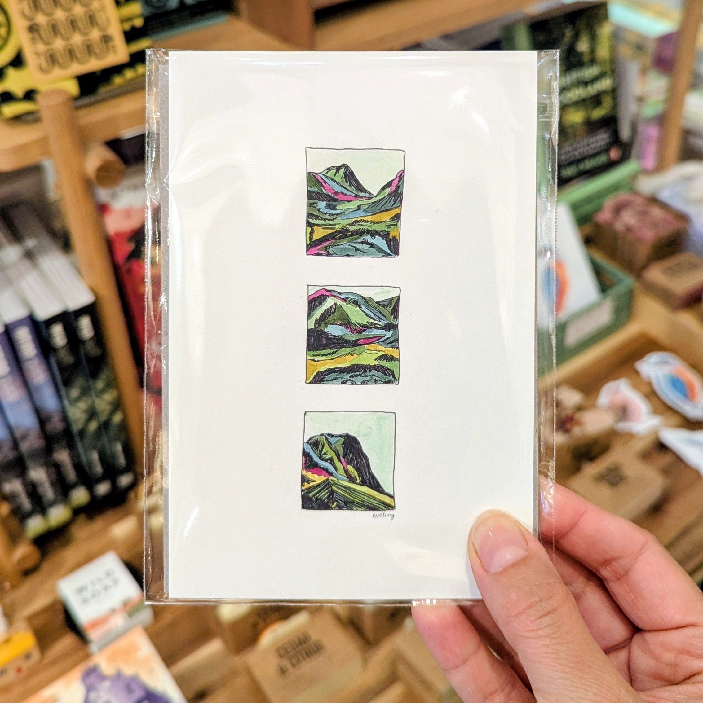 A6 Heather On The Hills Print