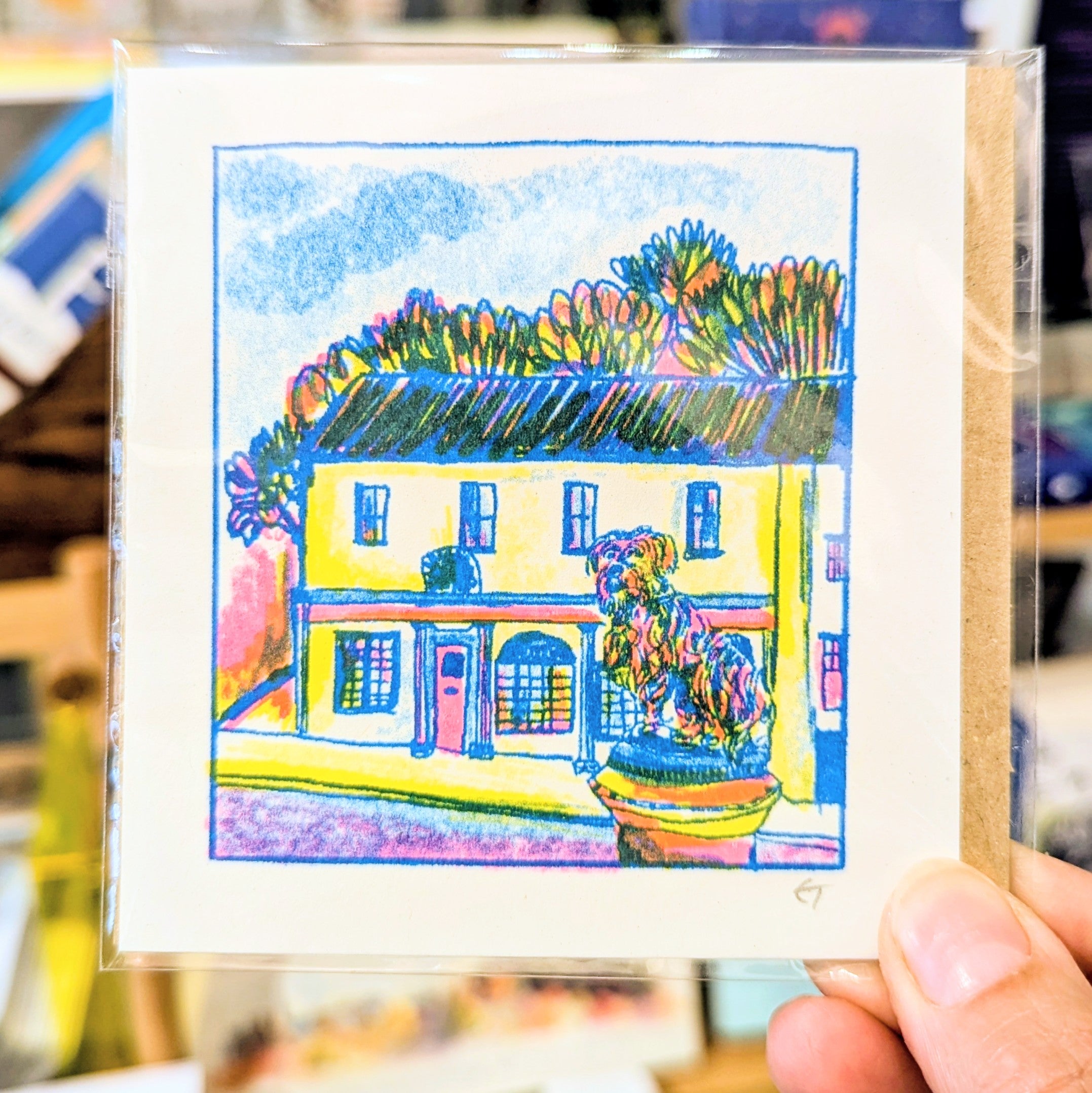 Greyfriars Bobby Mini Riso Print