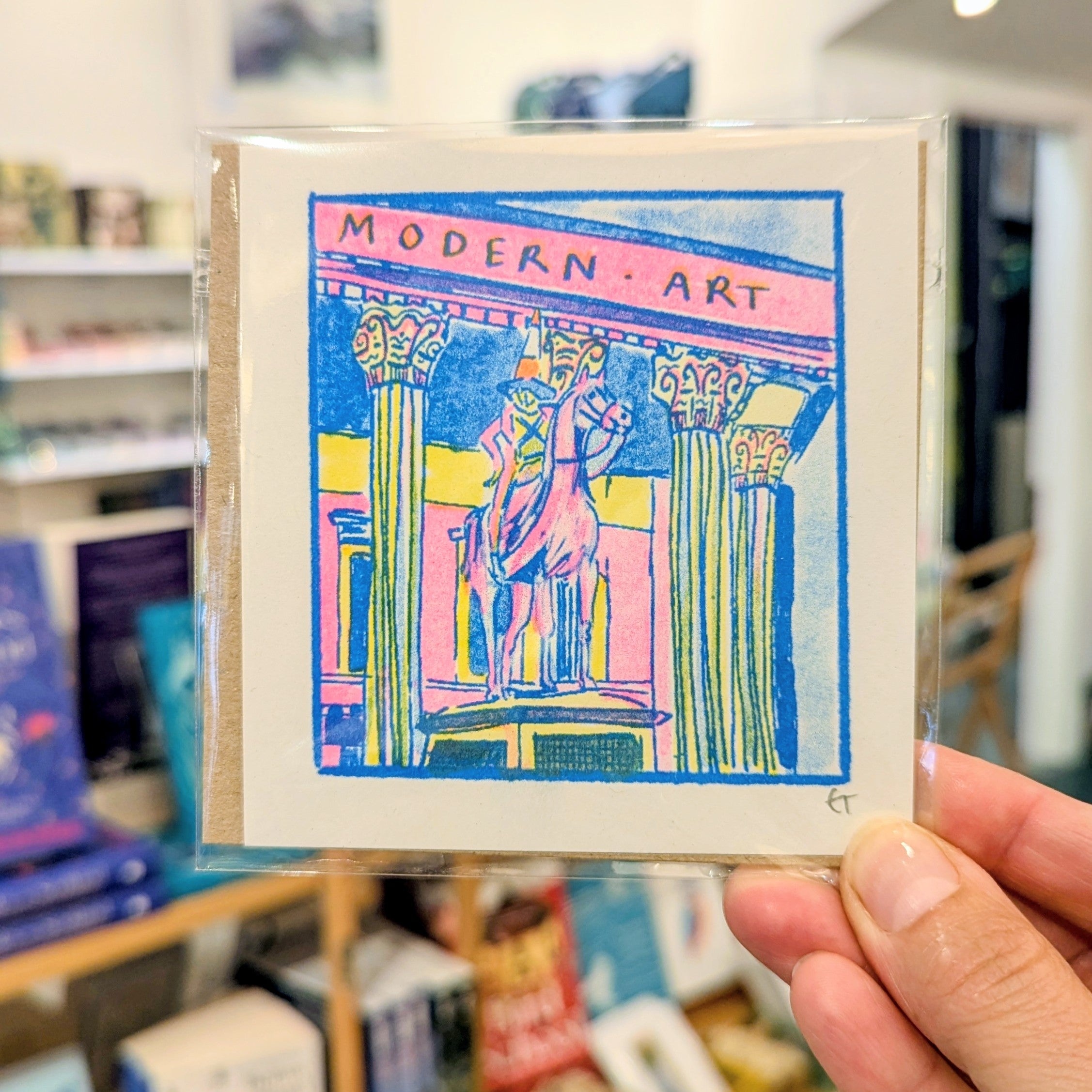 Glasgow Modern Art Gallery Mini Riso Print