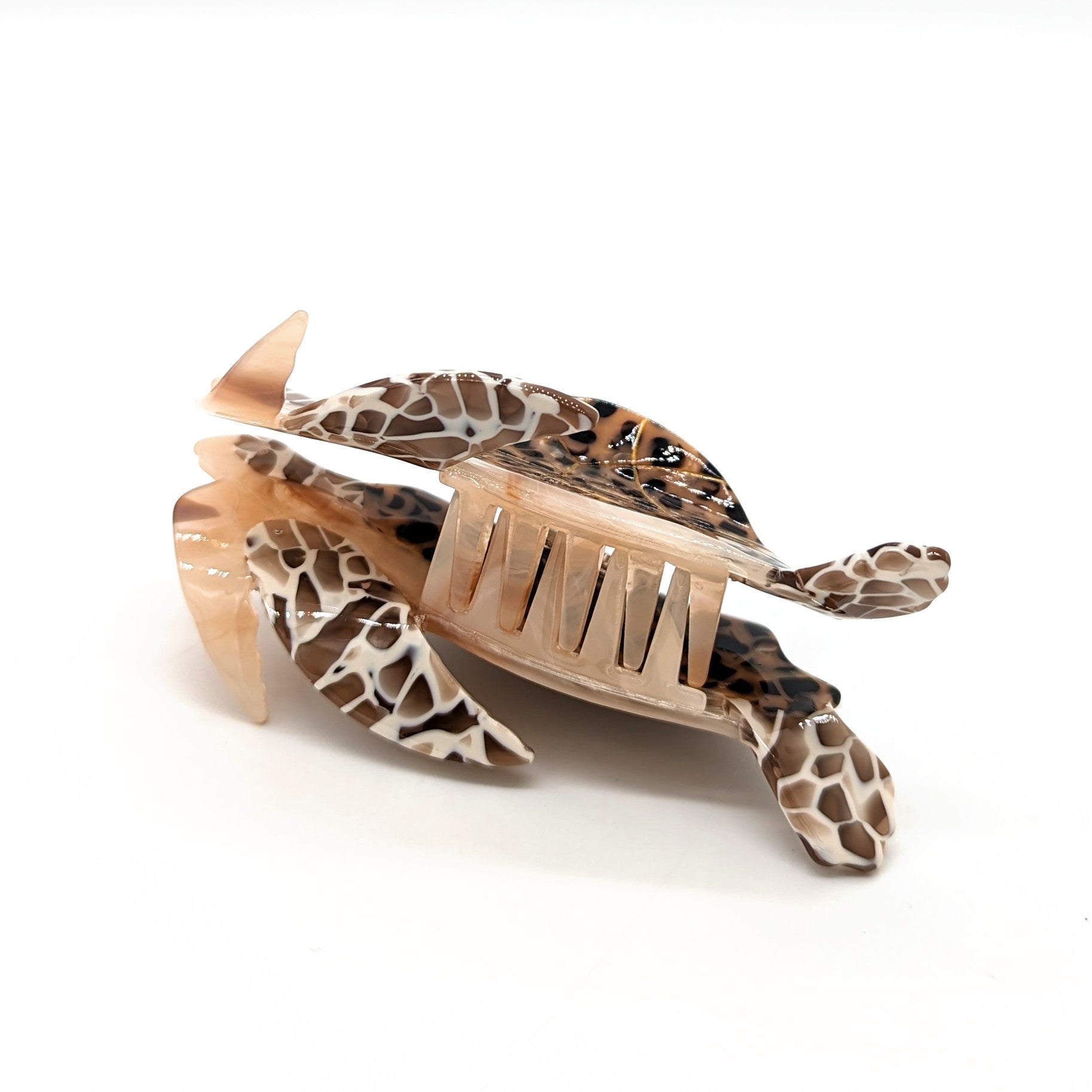 Brown Turtle Hair Clip