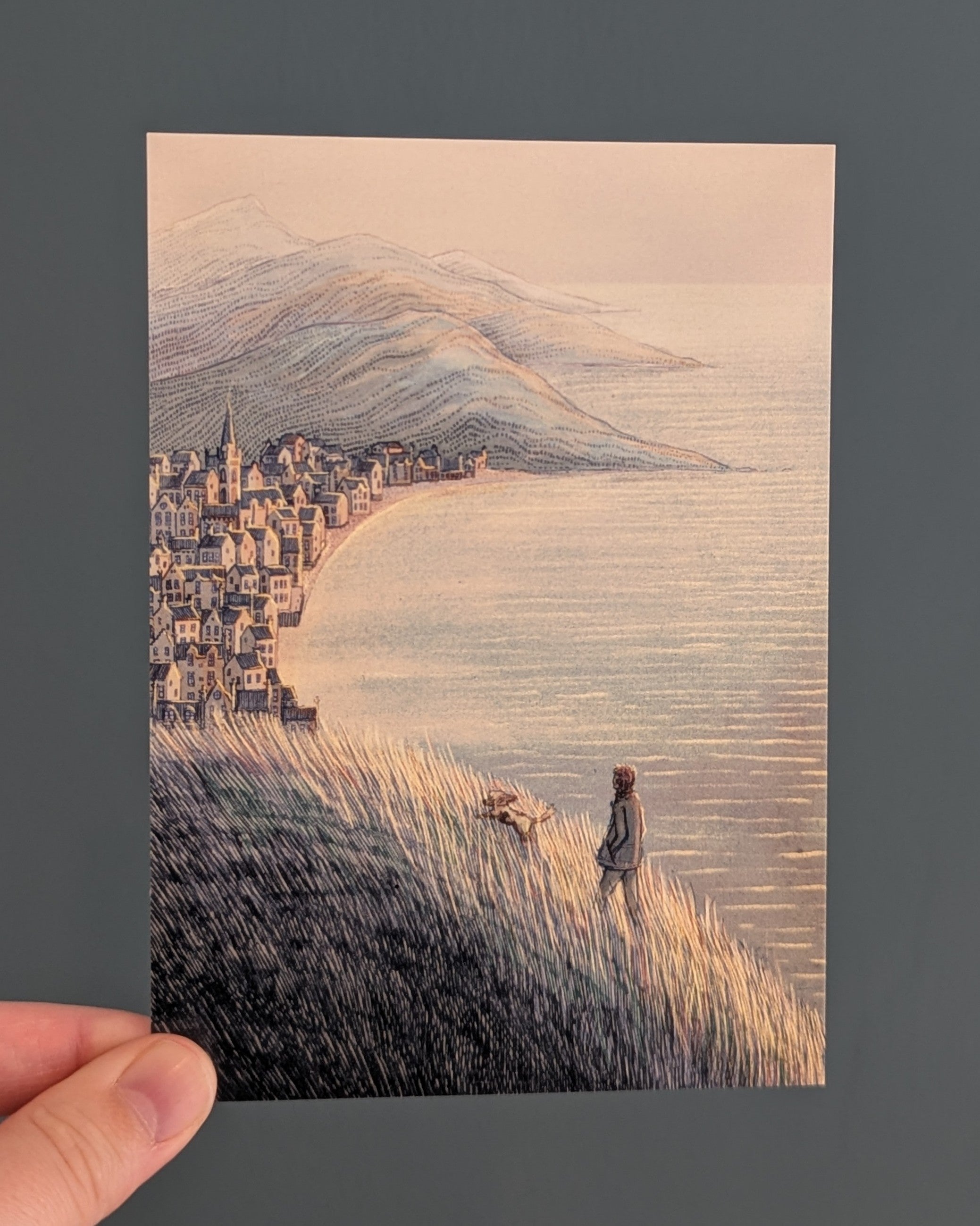 David Fleck Postcard - When We Go Outside Again II