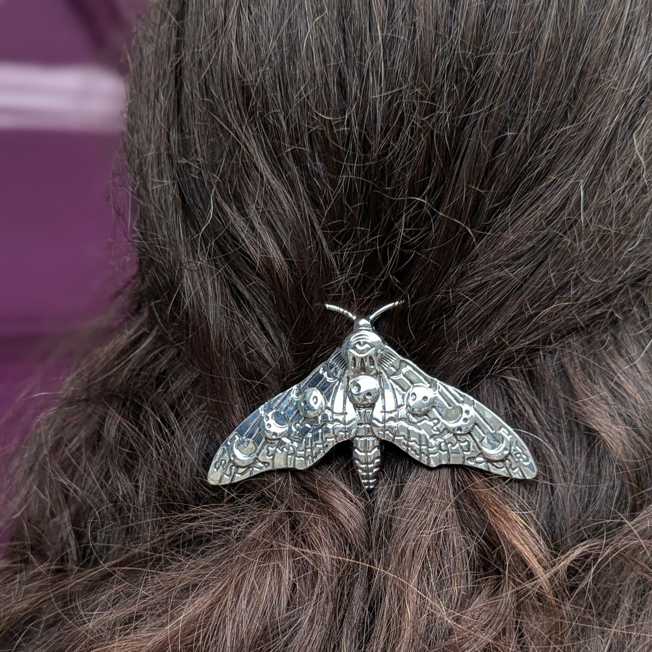 Moth Hair Clip