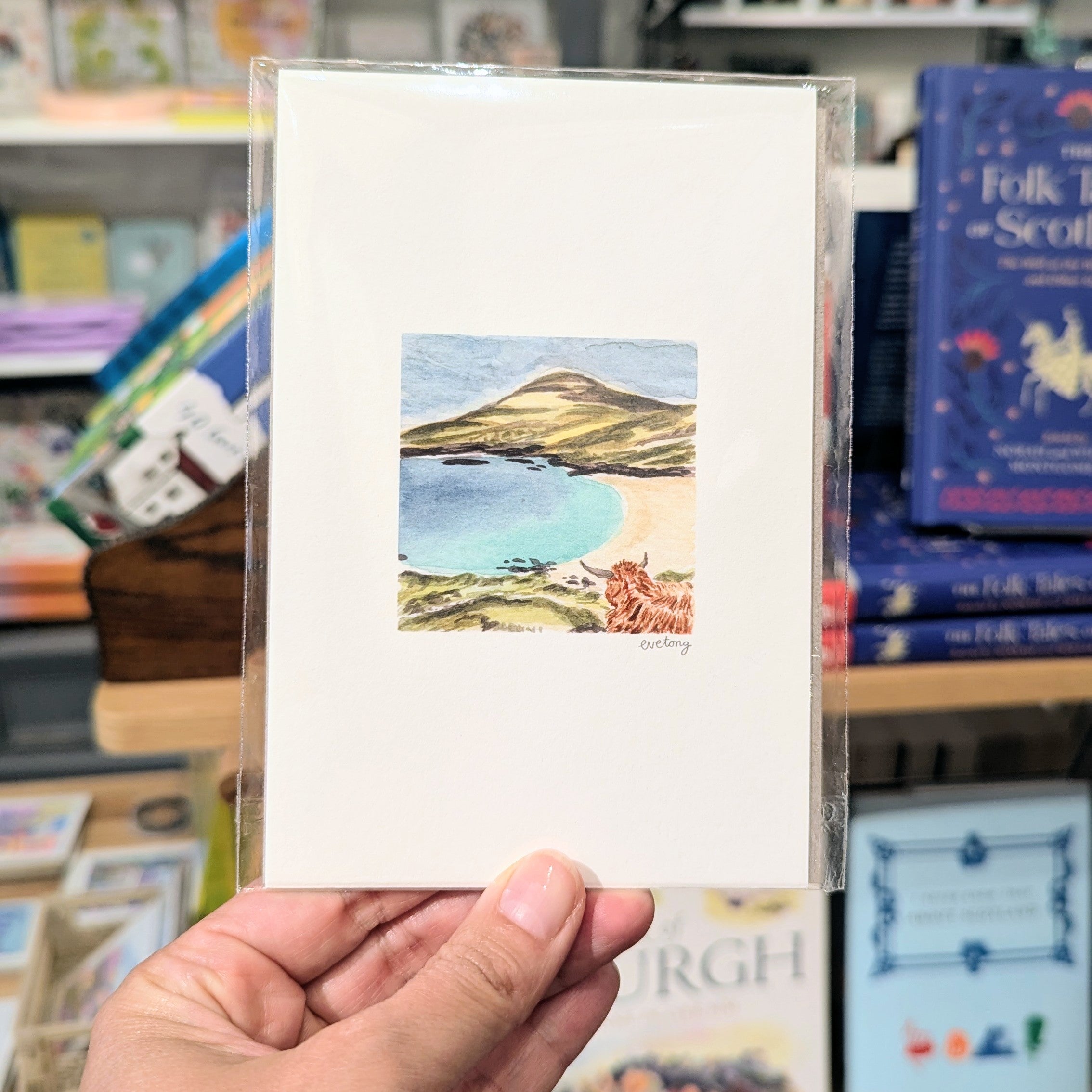 A6 Wee Coo On Beach Print