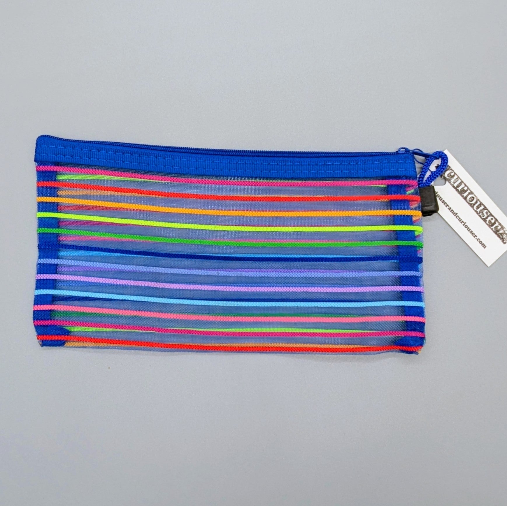 Blue Mesh Pouch