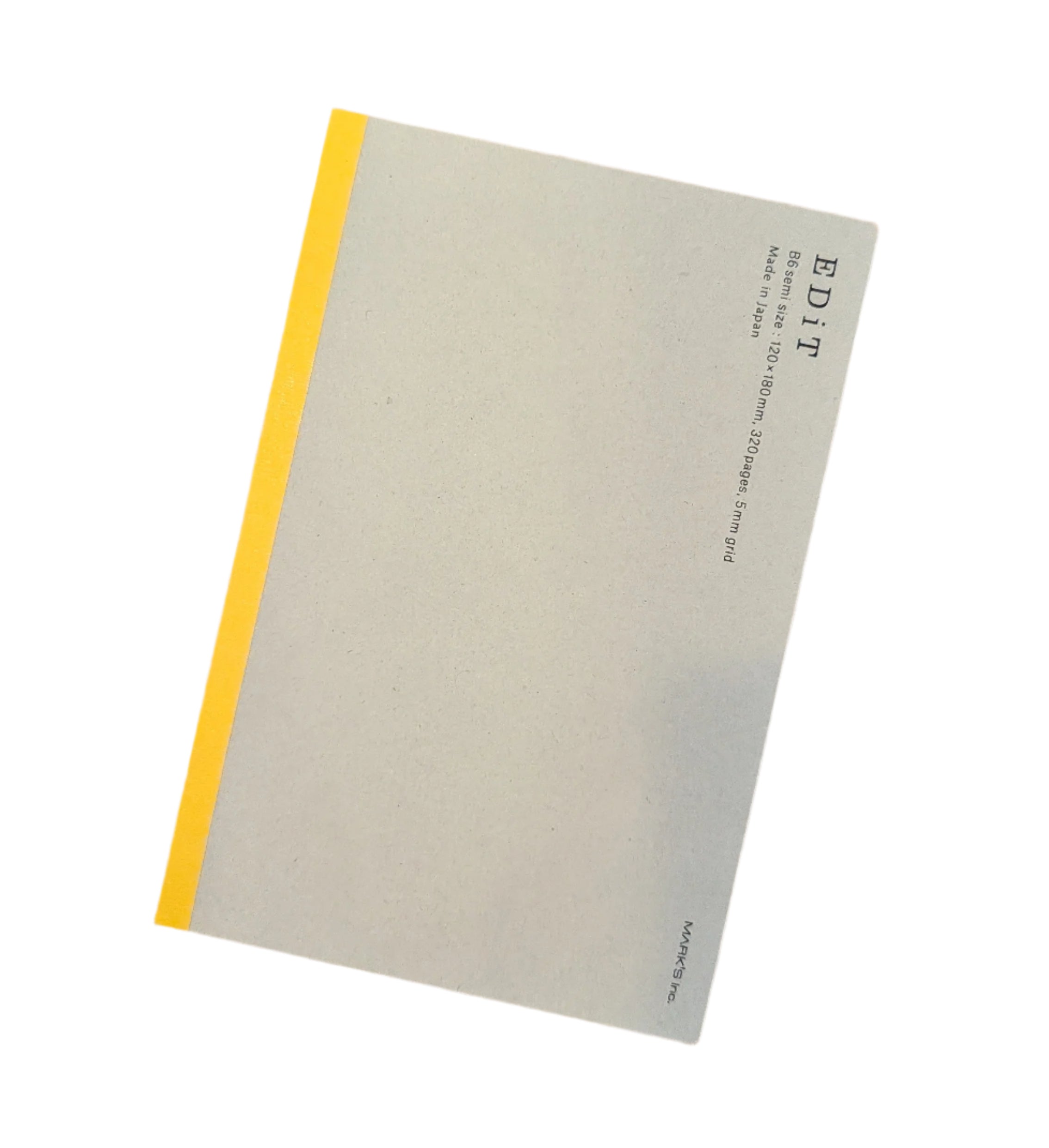 B6 Edit Grid Notebook - Yellow
