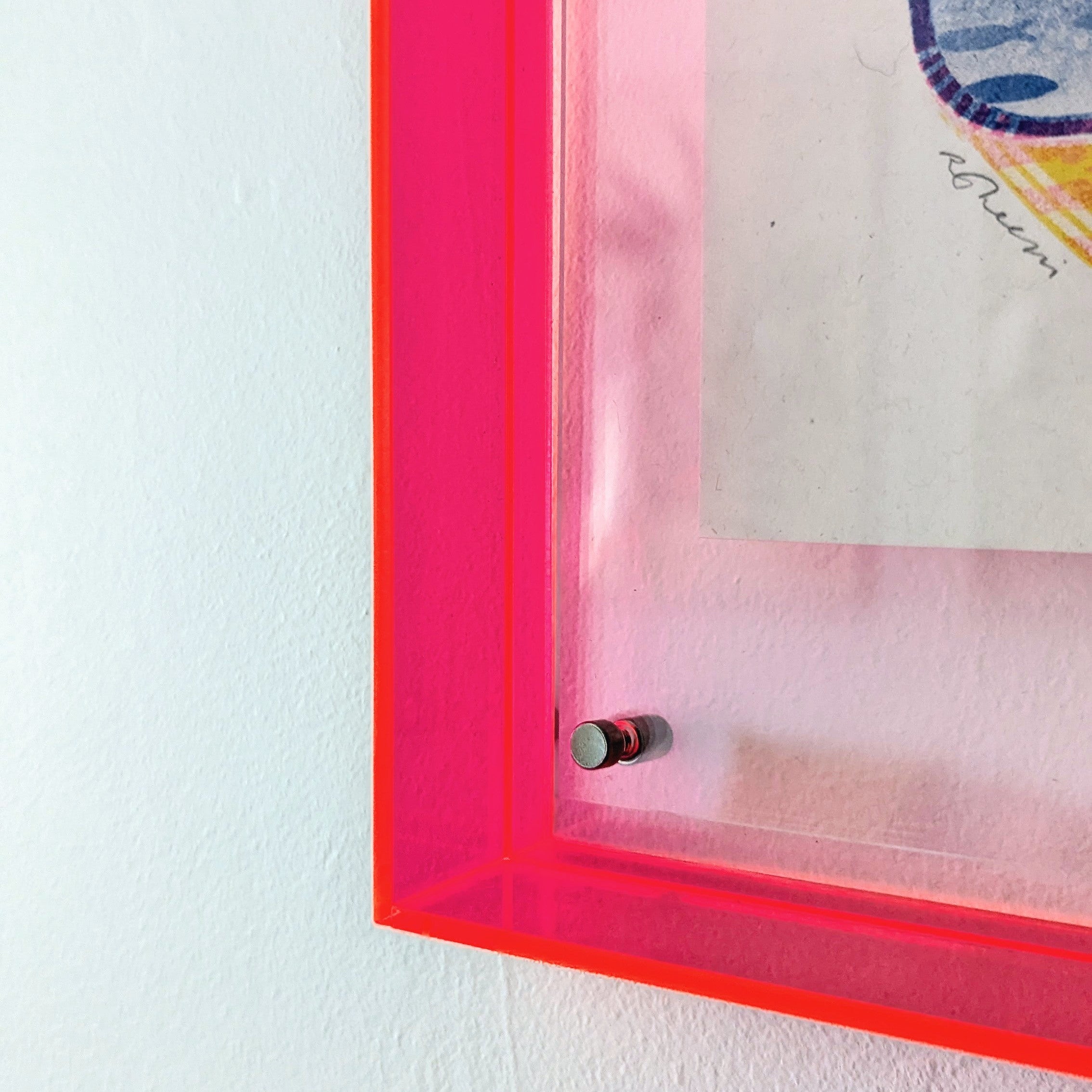 Medium Pink Acrylic Frame