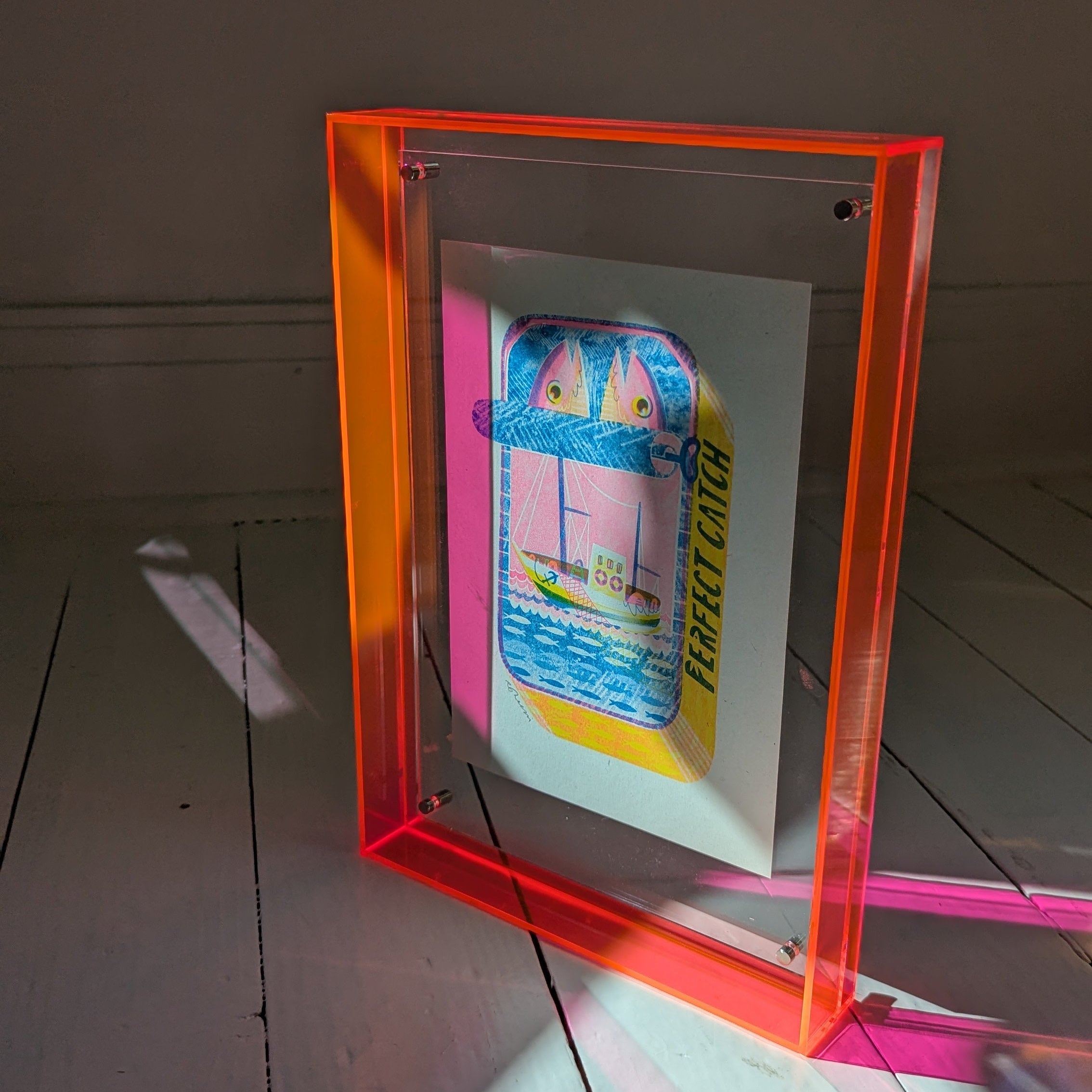 Medium Pink Acrylic Frame