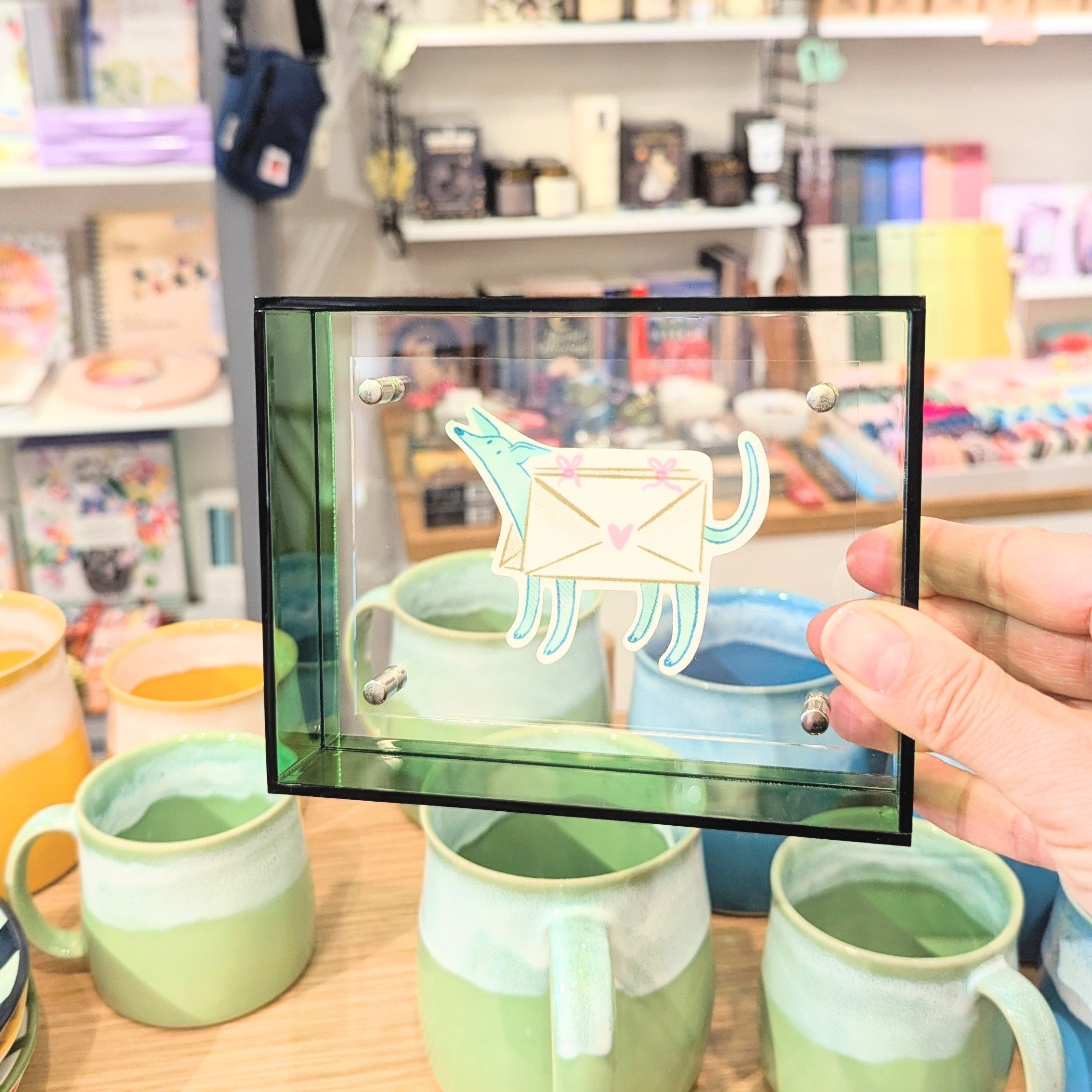 Extra Small Green Acrylic Frame