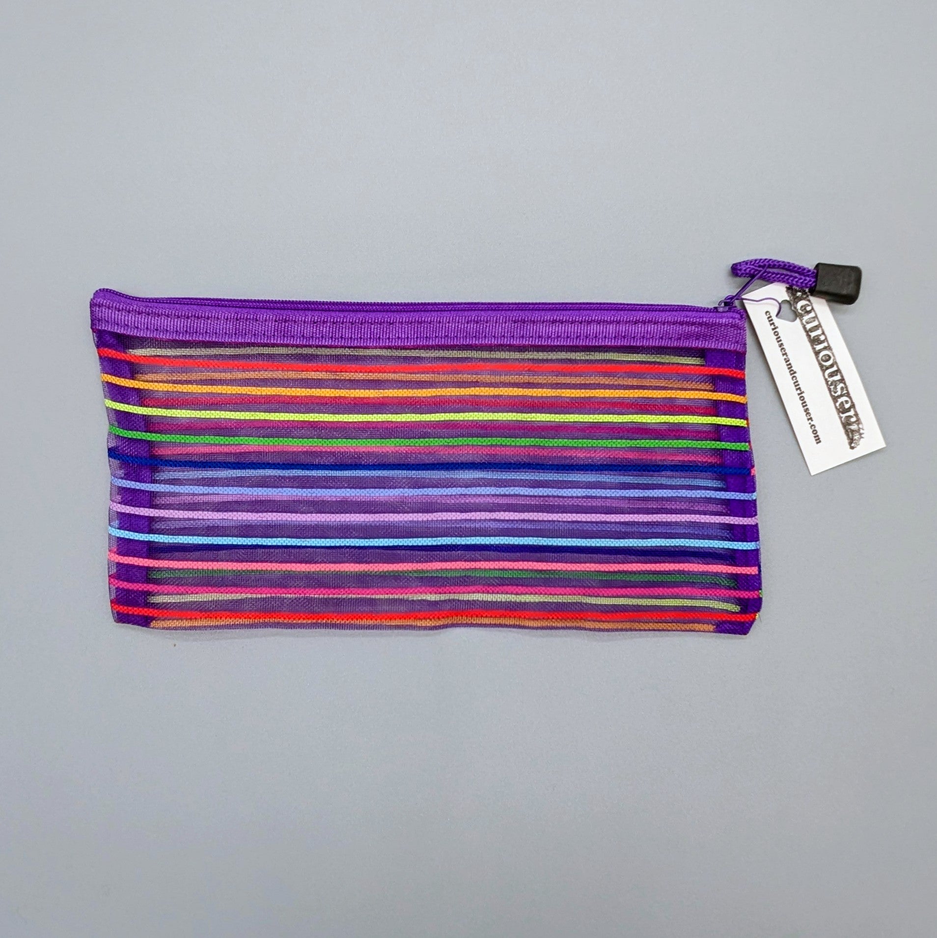 Purple Mesh Pouch