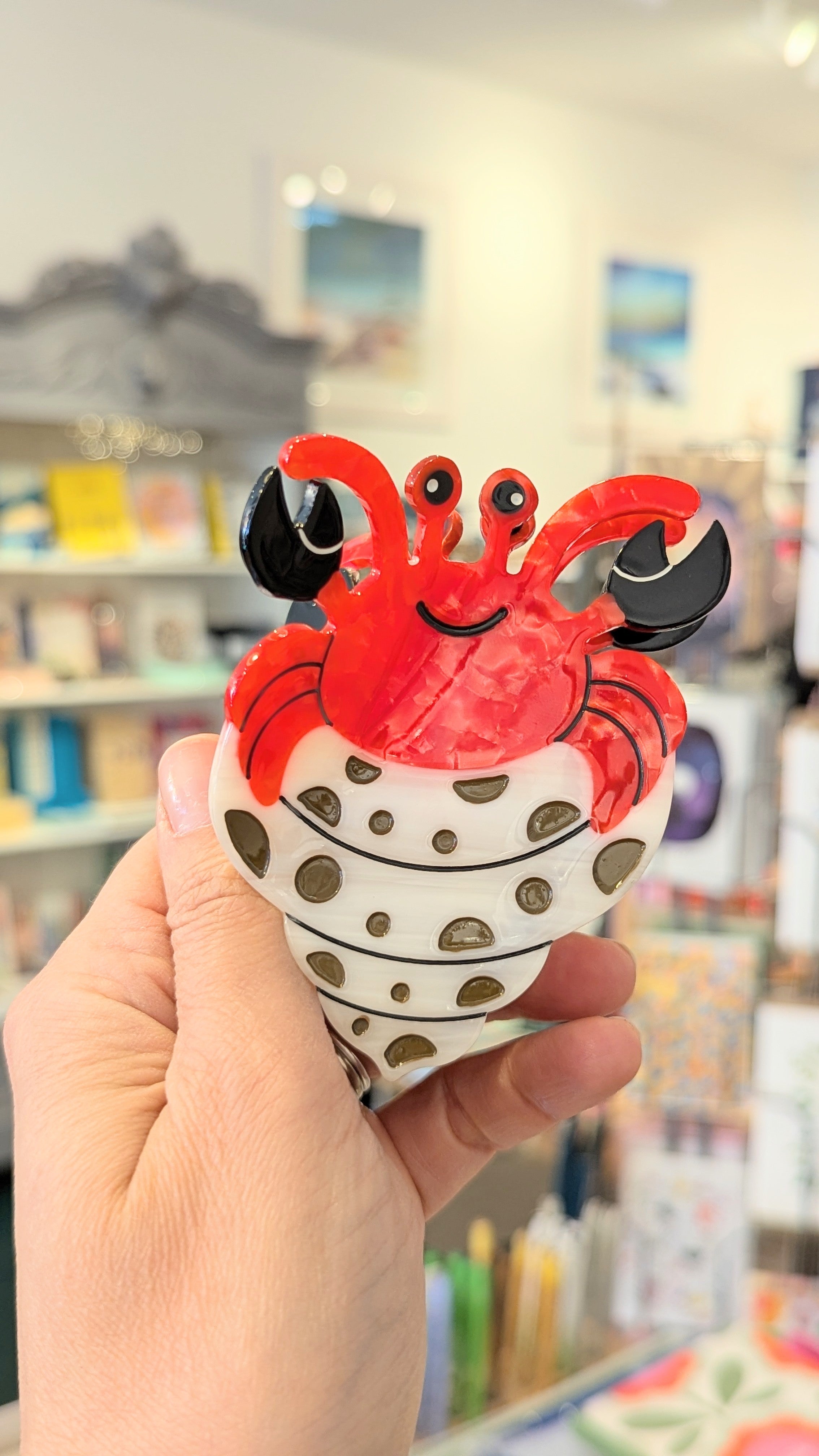 Hermit Crab Hair Clip