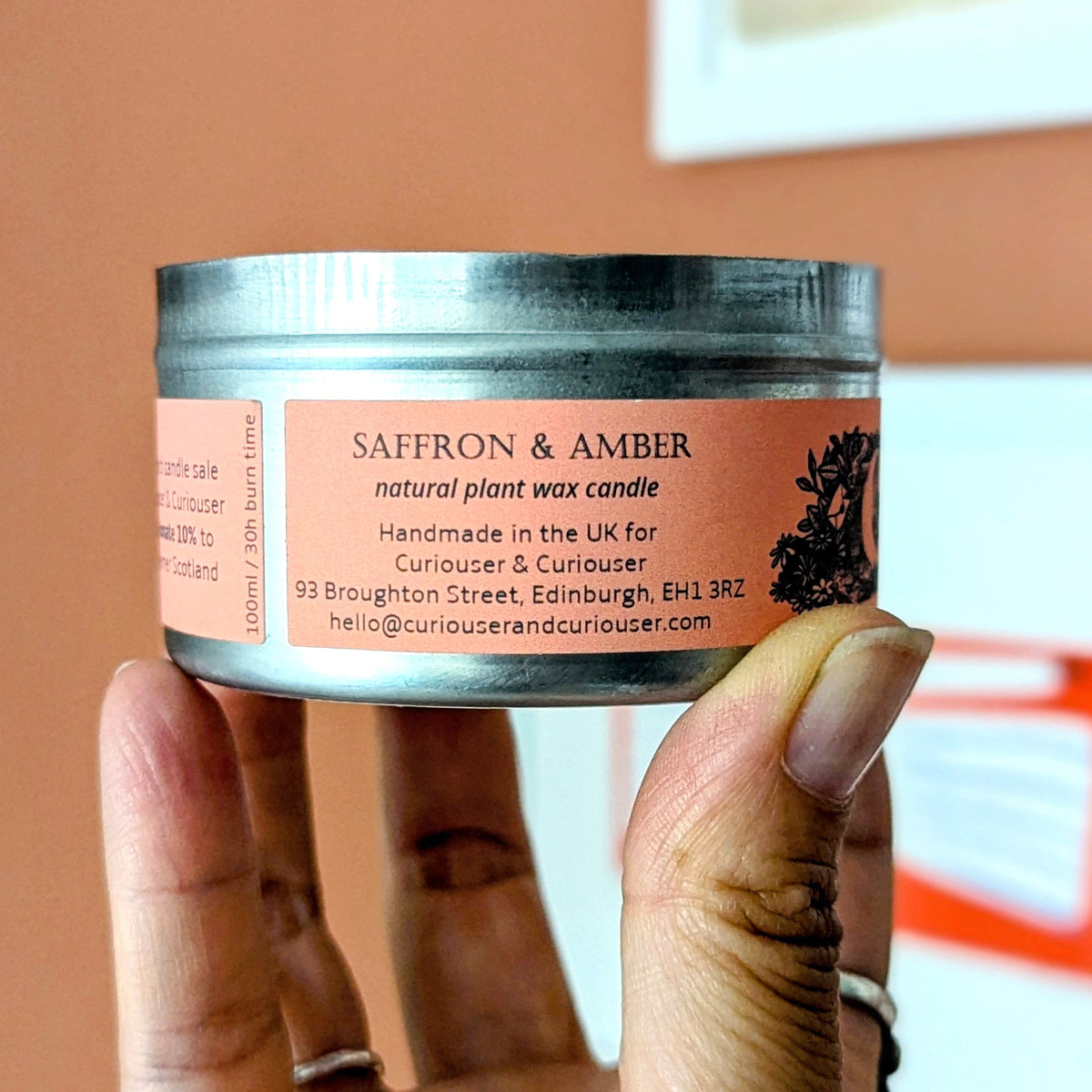Saffron & Amber Curiouser Candle