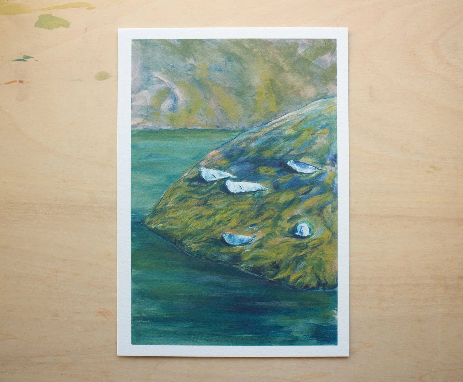 A5 Skye Seal Spotting Art Print