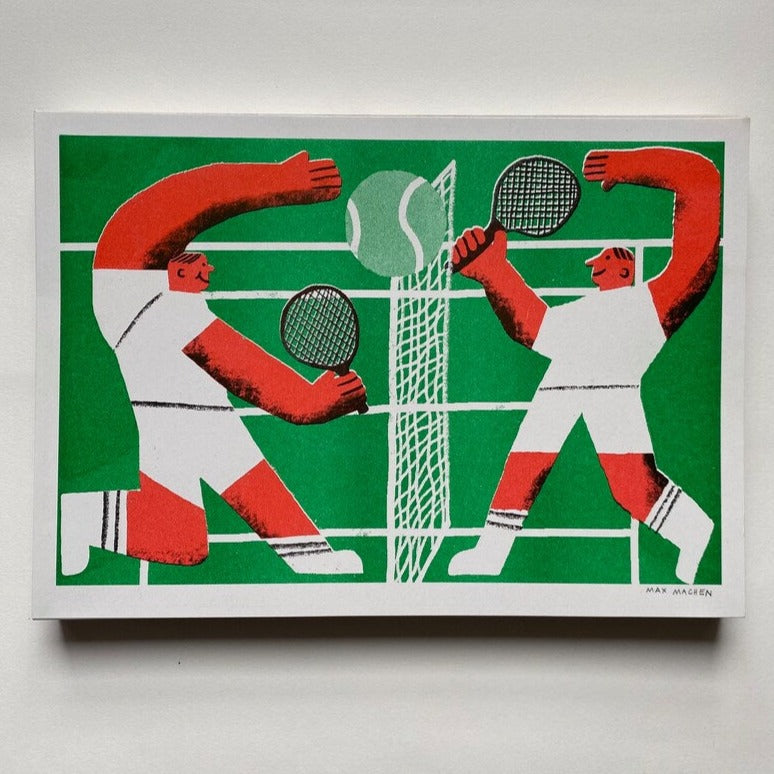 Tennis Players Art Print