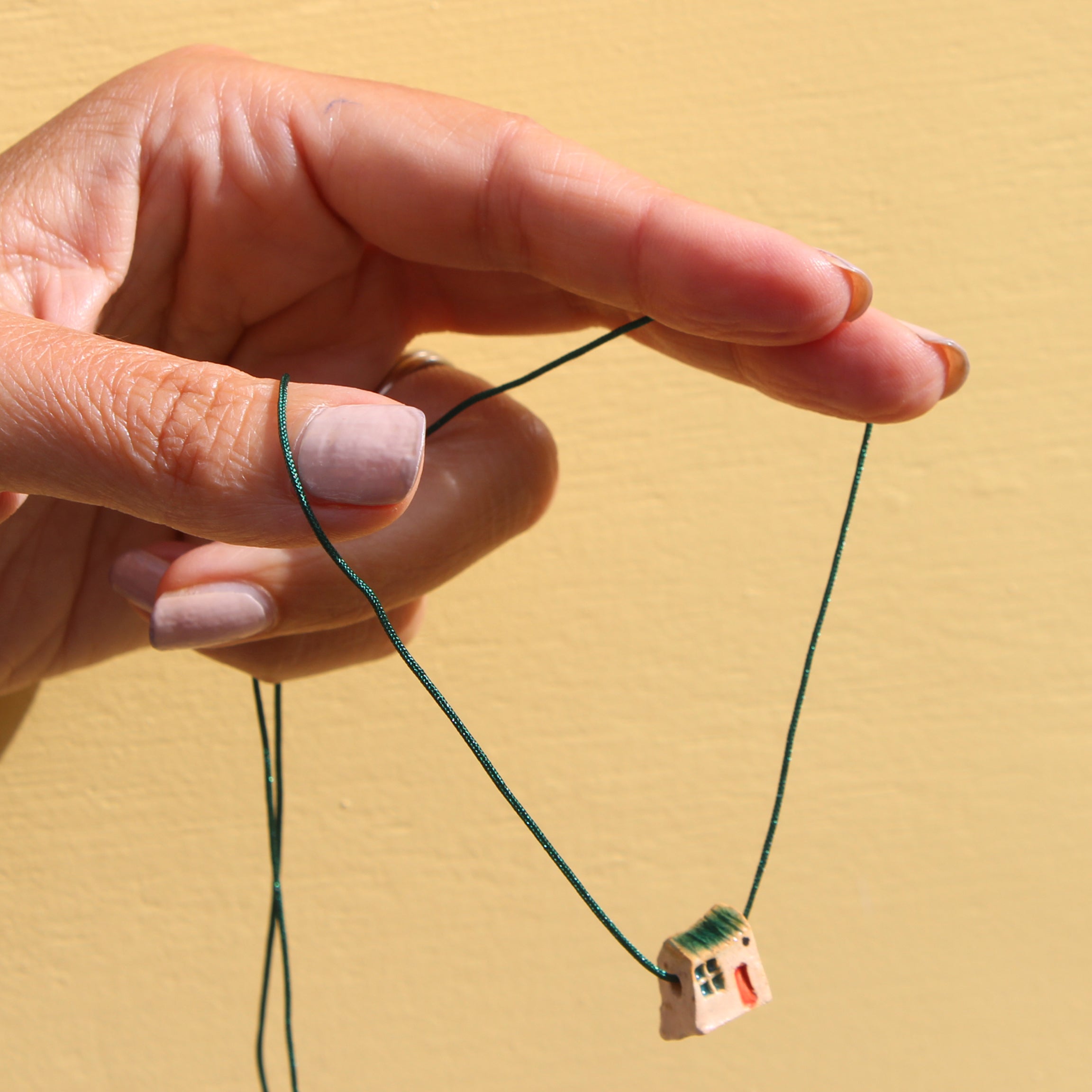 Tiny Ceramic Bothy Necklace