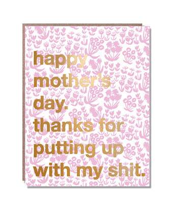 Thanks Mother's Day Card