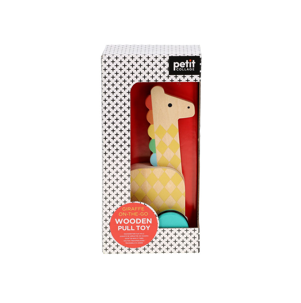 Giraffe on-the-go Wooden Pull Toy