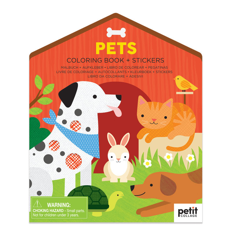 Pets Colouring Book & Stickers
