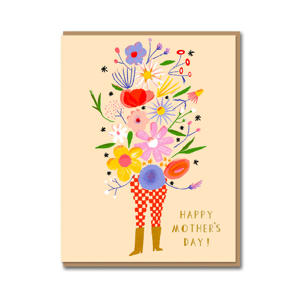 Flowers Tower Mother's Day Card