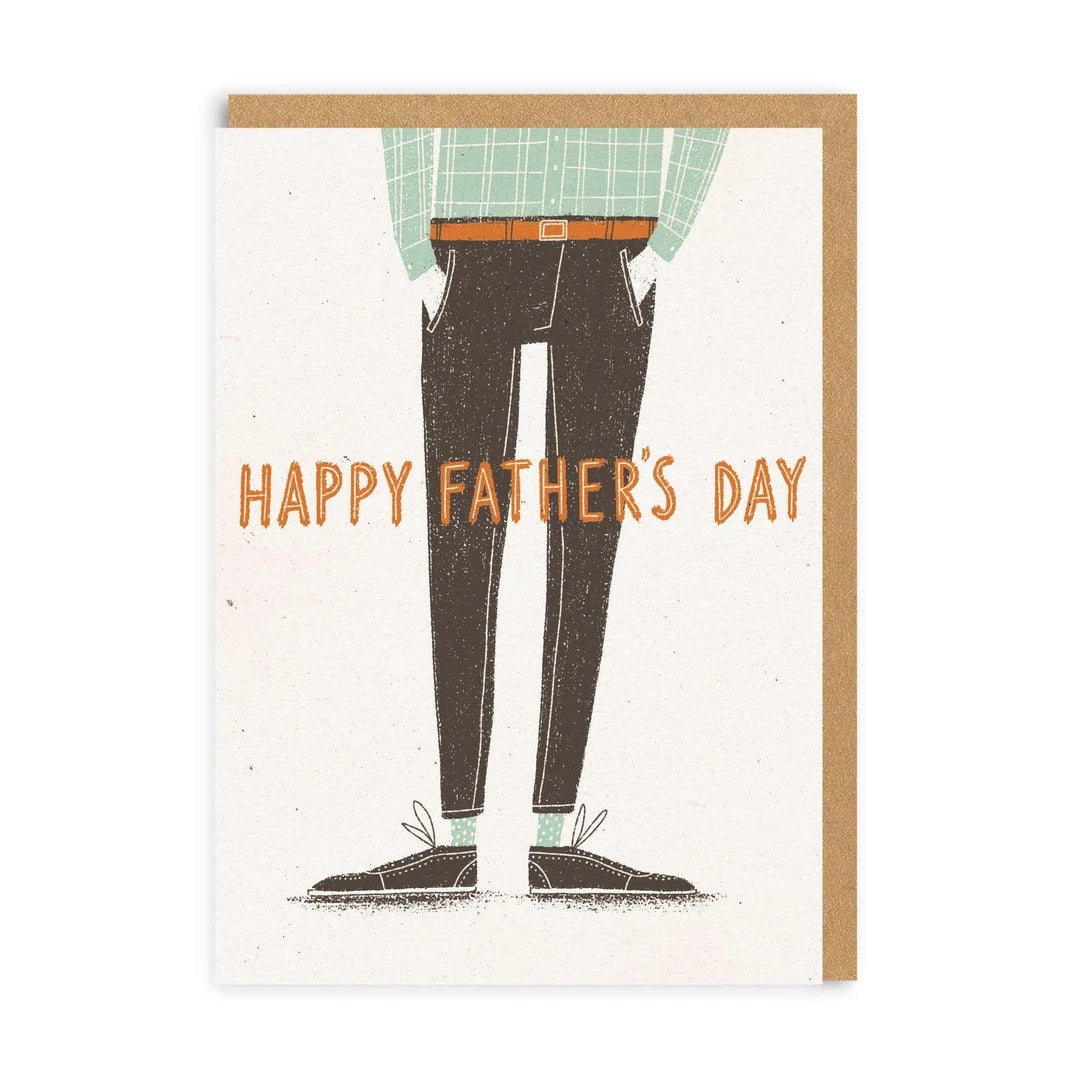 Legs Happy Father's Day Card