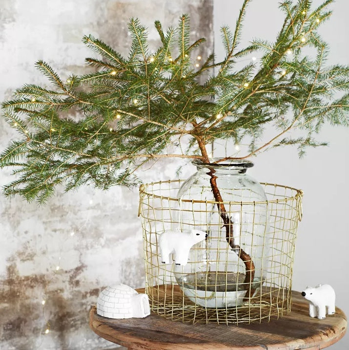 A Boxed Pair of Hanging Polar Bear Decorations