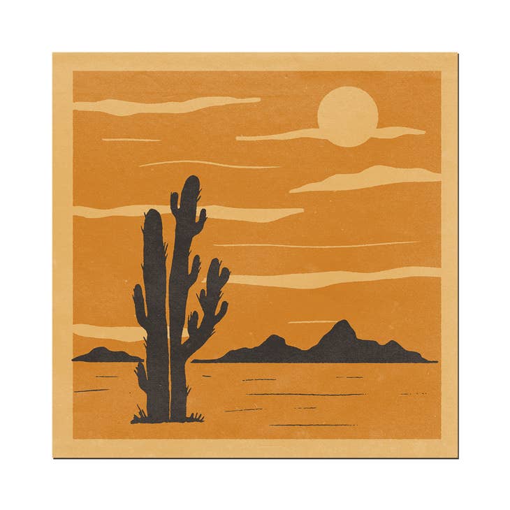 Desert Clouds Art Print