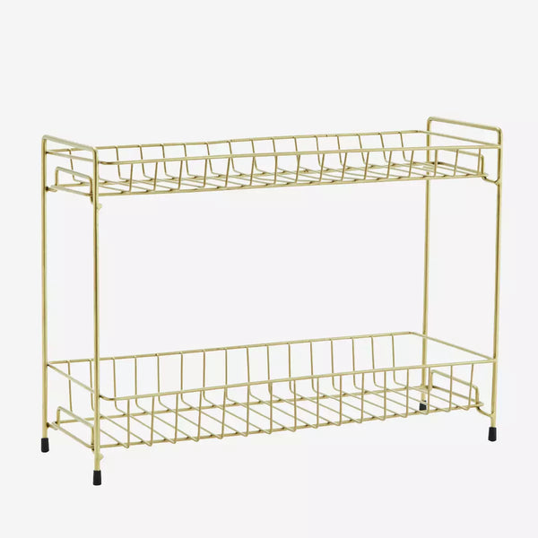 Free-standing Brass Shelf By Madam Stoltz | Curiouser