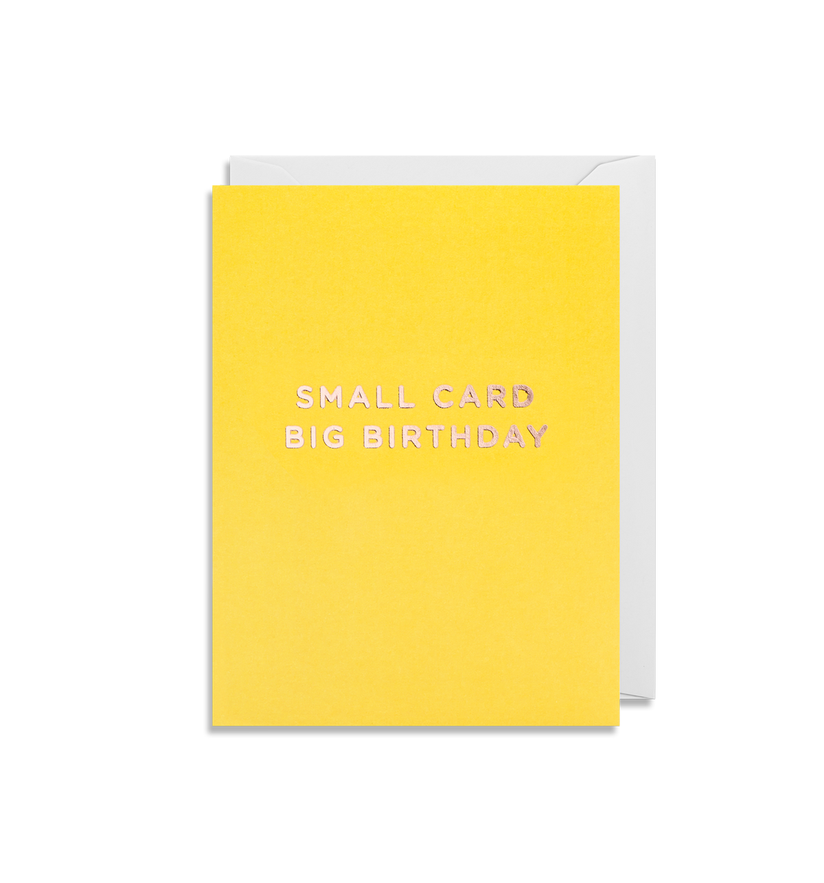Small Card Big Birthday Mini Card