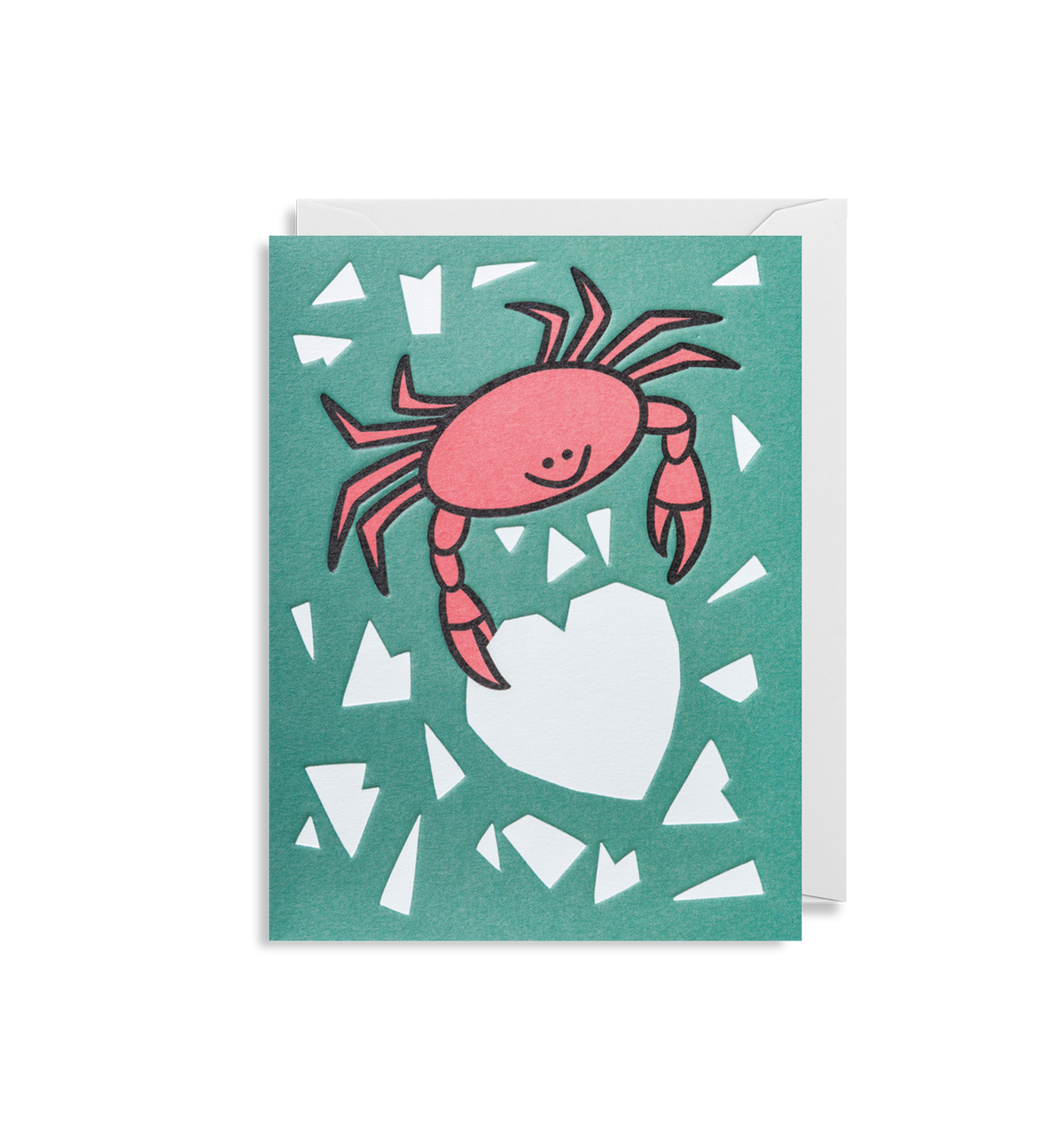 Crab Heart Mini Card