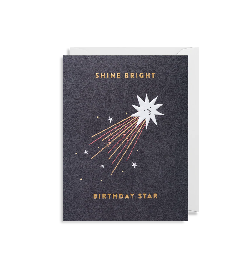 Shine Bright Birthday Star Mini Card