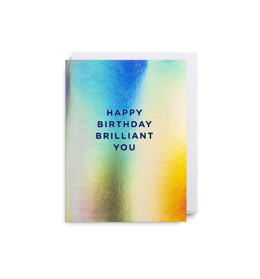 Happy Birthday Brilliant You Mini Card