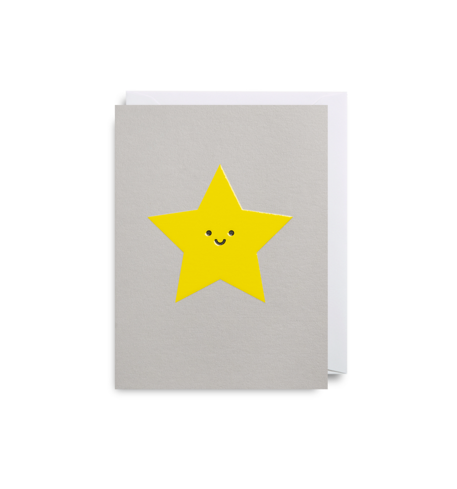 Little Yellow Star Mini Card