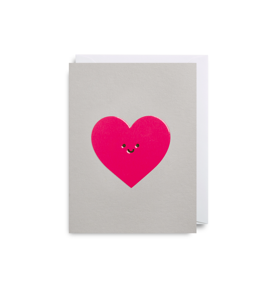Little Pink Heart Mini Card