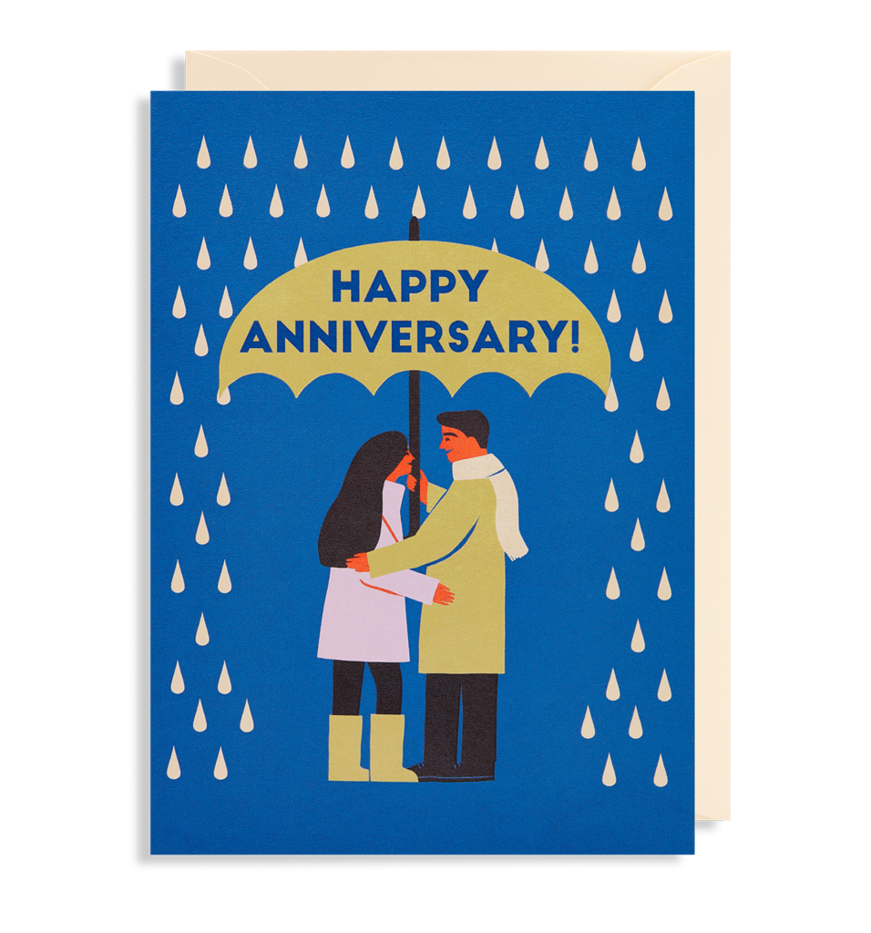 Umbrella Anniversary Card