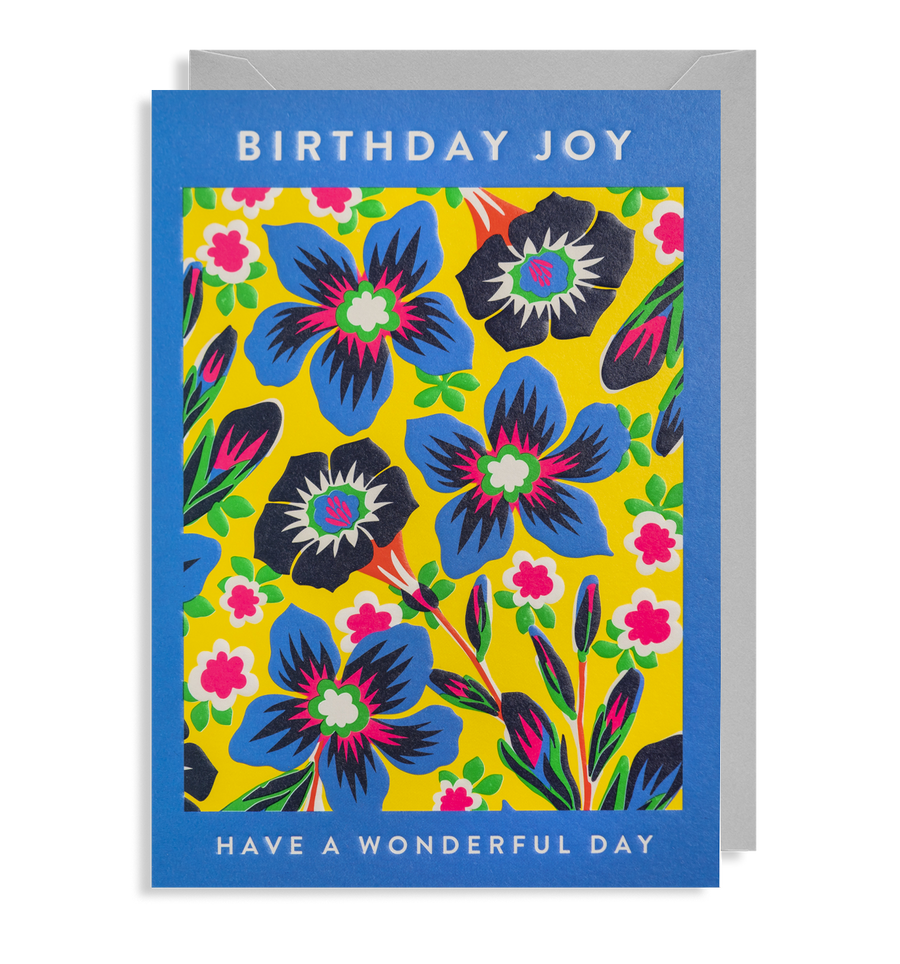 Birthday Joy Have a Wonderful Day Card