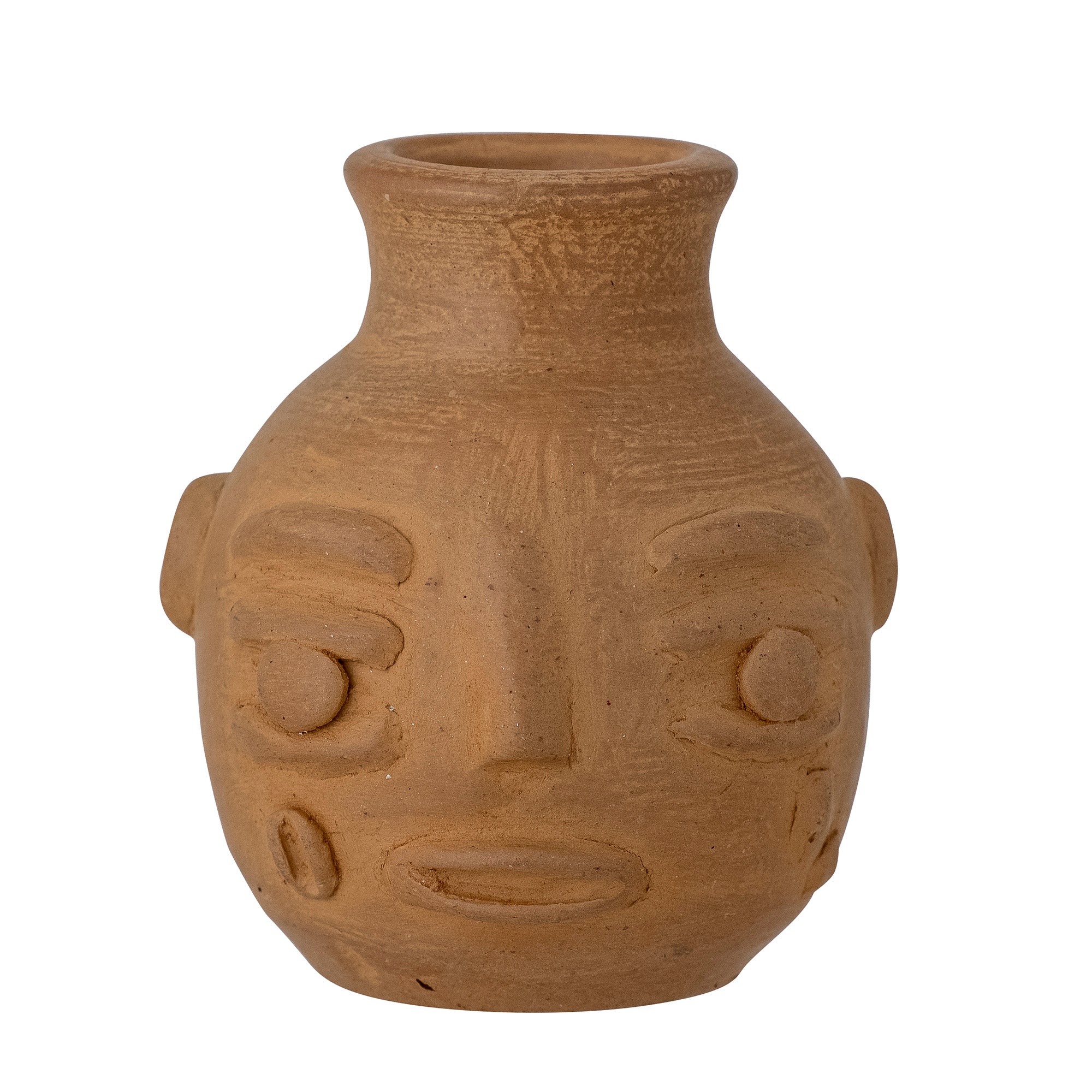 Mini Terracotta Face Vase