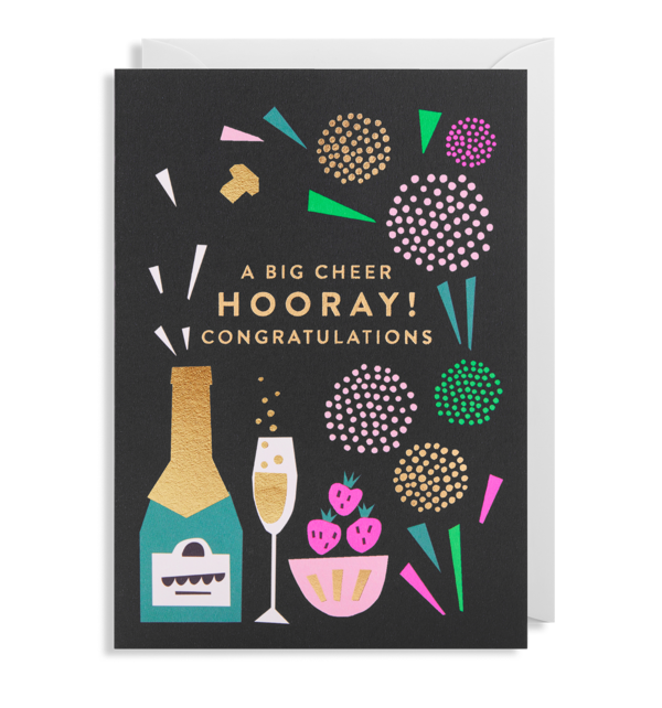 A Big Cheer, Hooray! Congratulations Card