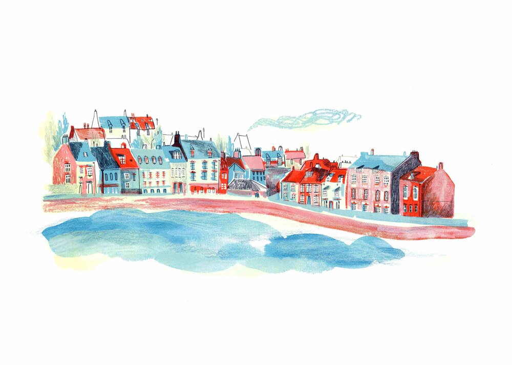 Anstruther in Winter Print