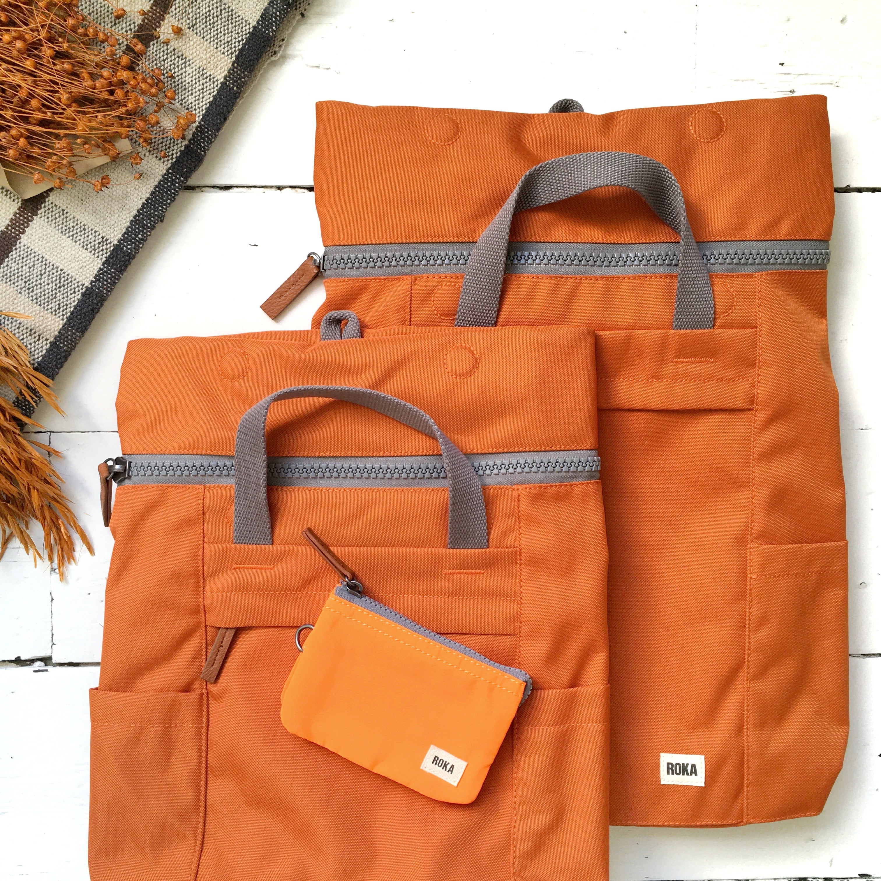 Small Atomic Orange Sustainable Finchley Backpack