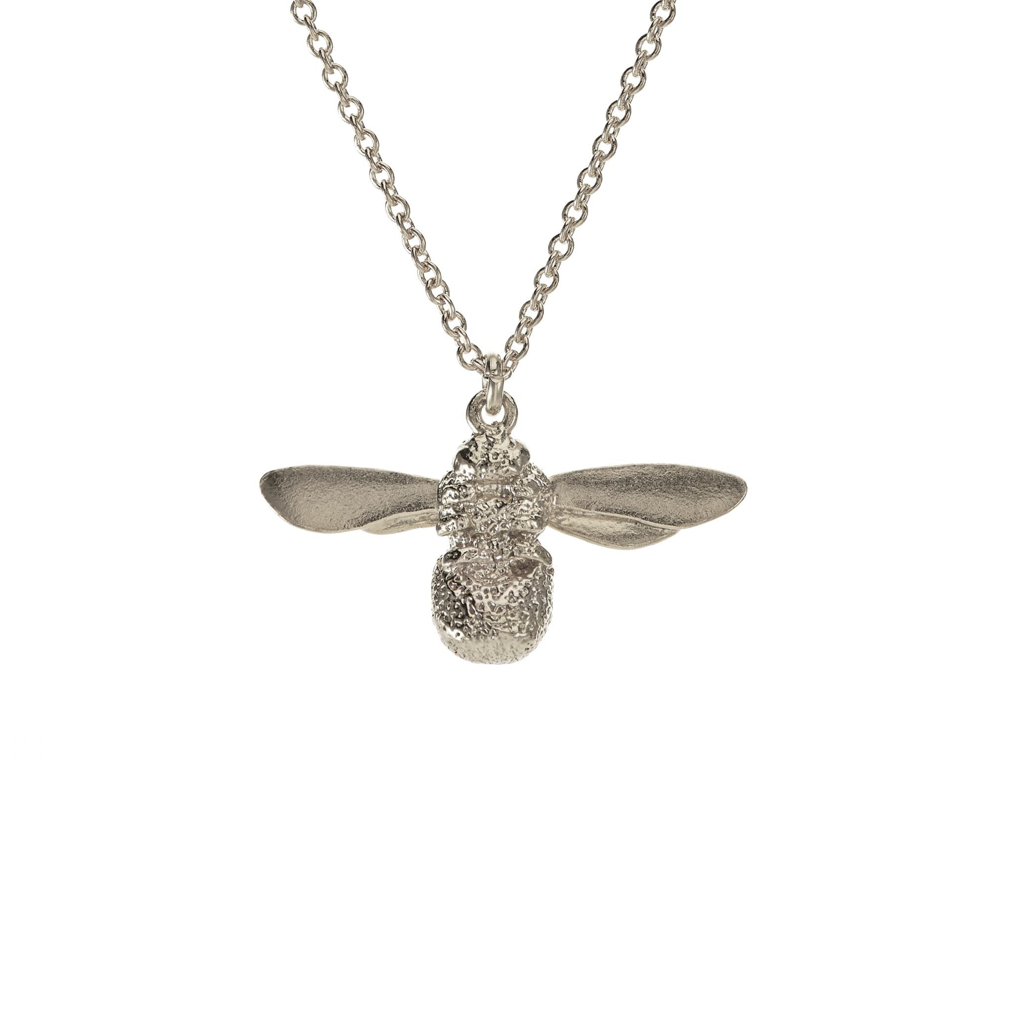 Baby Bee Necklace - Silver