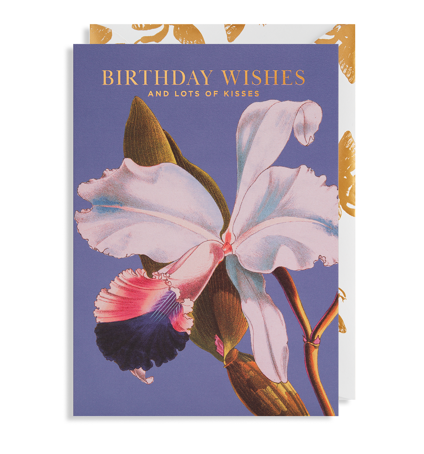 Birthday Wishes & Lots Of Kisses Floral Birthday Card