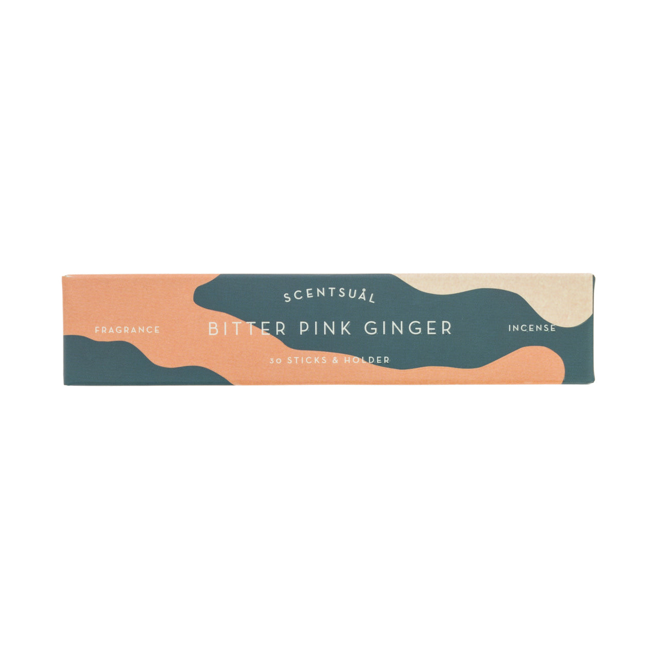 Bitter Pink Ginger Incense With Ceramic Holder
