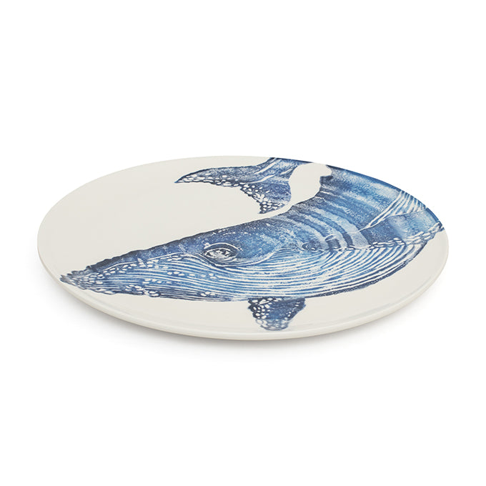 Large Earthenware Whale Platter