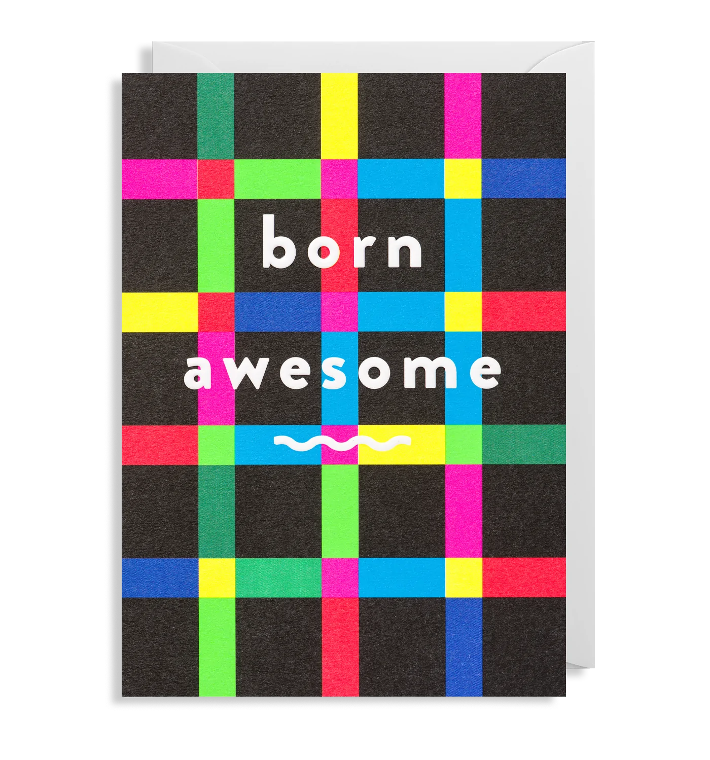 Born Awesome Birthday Card