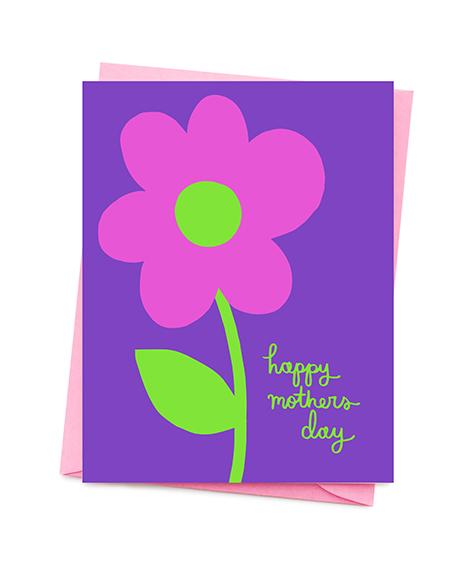Bright Flower Mother's Day Card