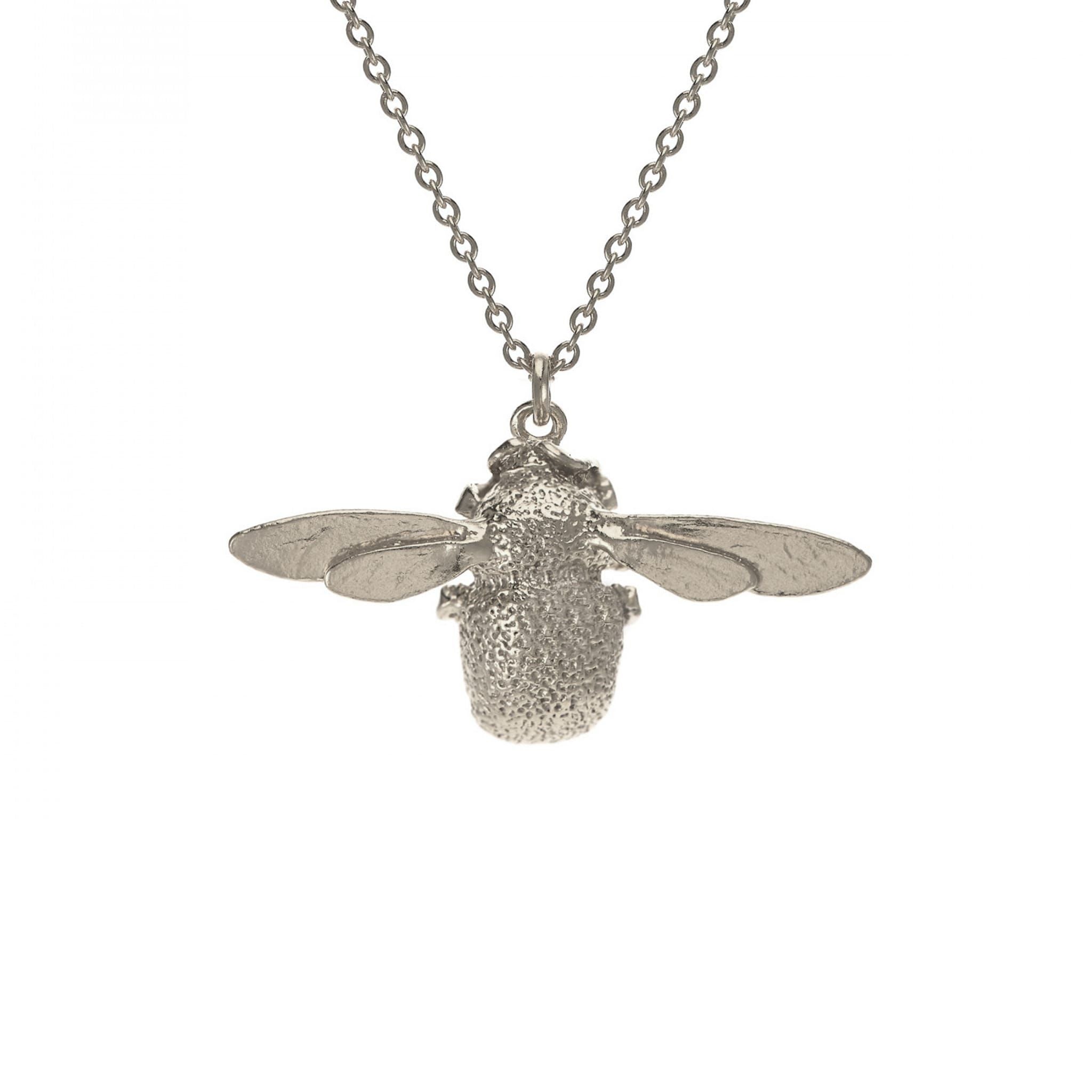 Bumblebee Necklace - Silver